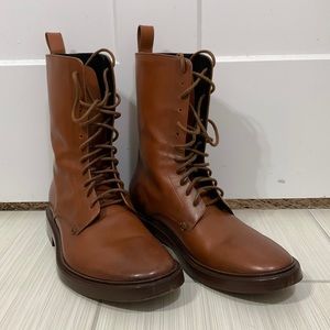 Balenciaga Mens Tall Leather Boots Euro Size 41